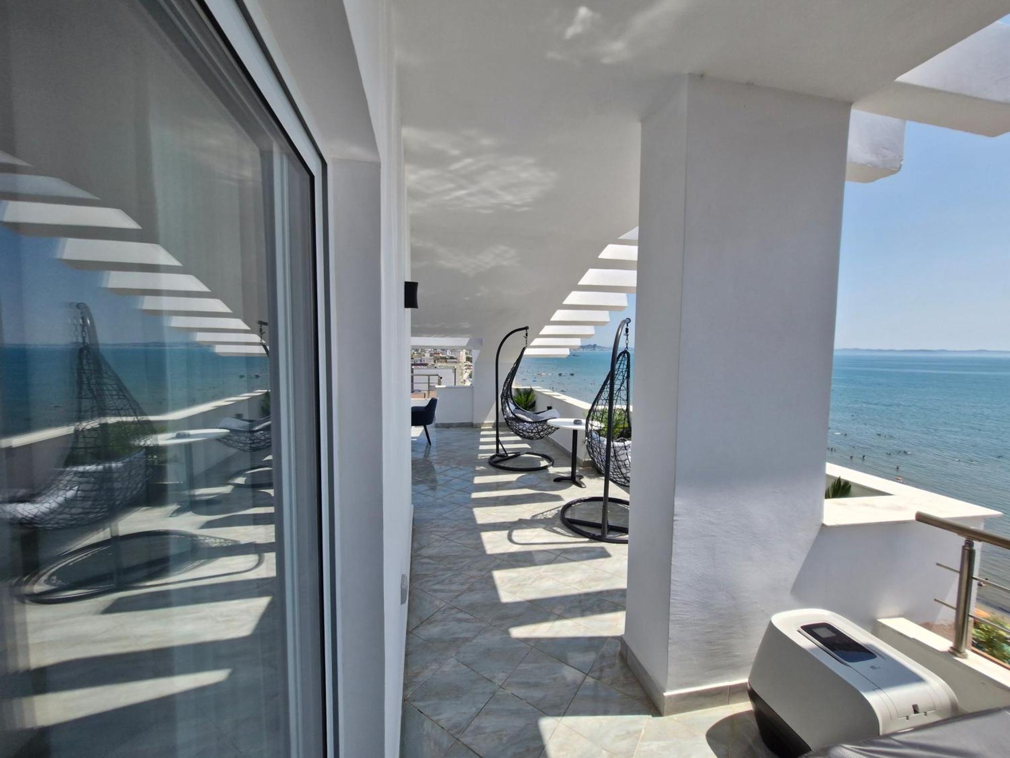Luxury Penthouse Villa Durrës Exterior foto